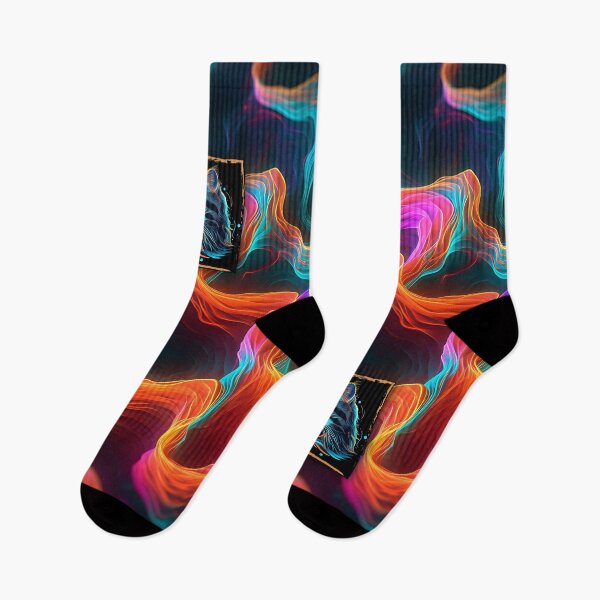 Item preview, Siberian Cat | Neon Cat designed and sold by MemeorableMerch.