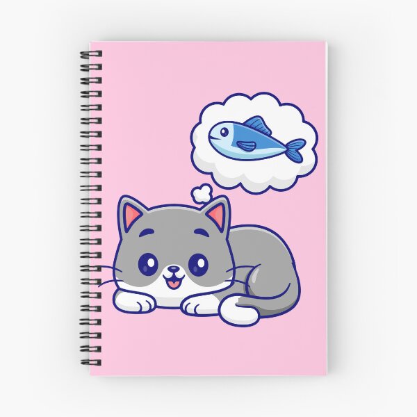 Item preview, Pondering the Catch: Cartoon Cat Vector Icon designed and sold by hjian8219.
