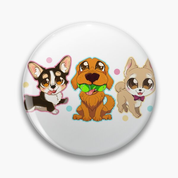 Item preview, Chibi Pups designed and sold by DinoMightDesign.
