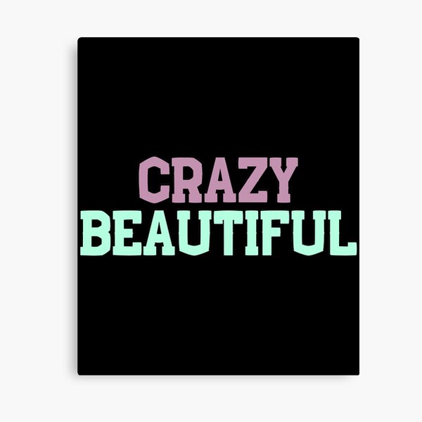 Luke Combs beautiful crazy lyrics song wrapped canvas