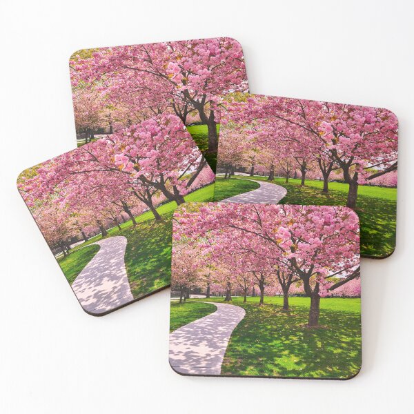 Item preview, Pink Cherry Blossoms in the Park designed and sold by FamFusion.