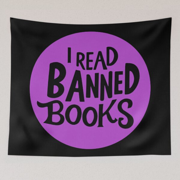 Item preview, I Read Banned Books designed and sold by Timegraf.