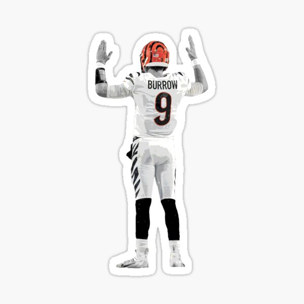 Joe Burrow Cincinnati Bengals STICKER - Joe Cool NFL Joey B Cincy AFC