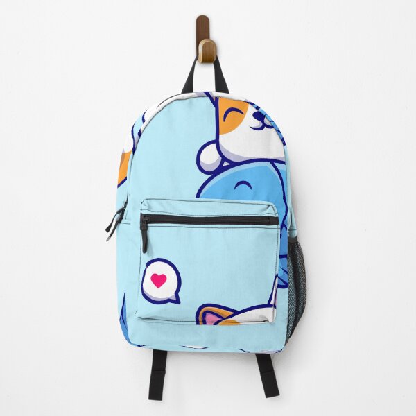 Item preview, Cat's Affection: Cute Cat Hugging Fish Cartoon Icon designed and sold by hjian8219.