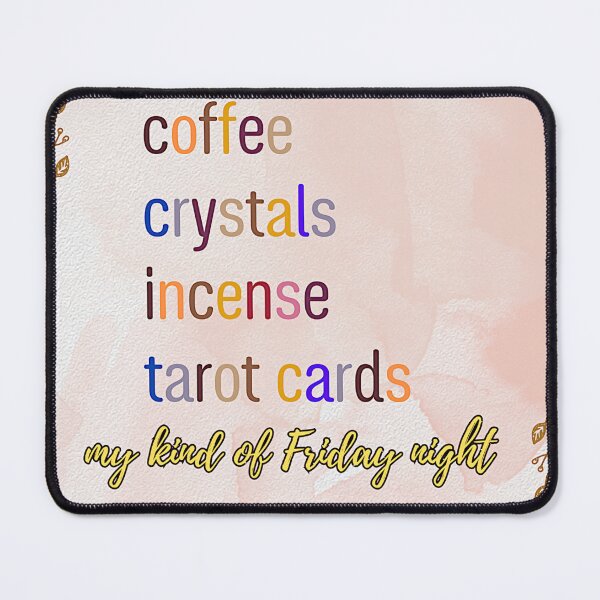Item preview, Coffee and crystals tee, witchy coffee shirt designed and sold by DakiniTradingCo.