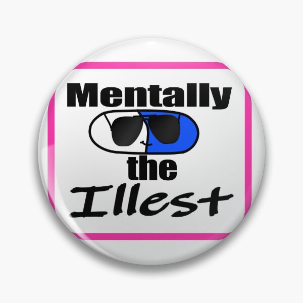 Item preview, Mentally the Illest: Border   designed and sold by ToxicJellyShop.
