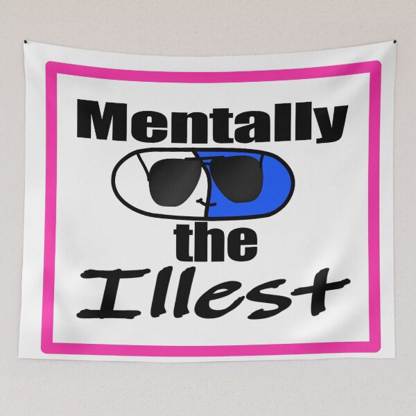Item preview, Mentally the Illest: Border   designed and sold by ToxicJellyShop.