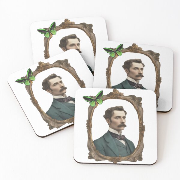 Item preview, Victorian Man In Frame designed and sold by Art OnTheSpectrum.