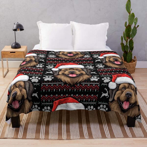 Item preview, Tibetan Mastiff Ugly Sweater Christmas designed and sold by rafaeltto.