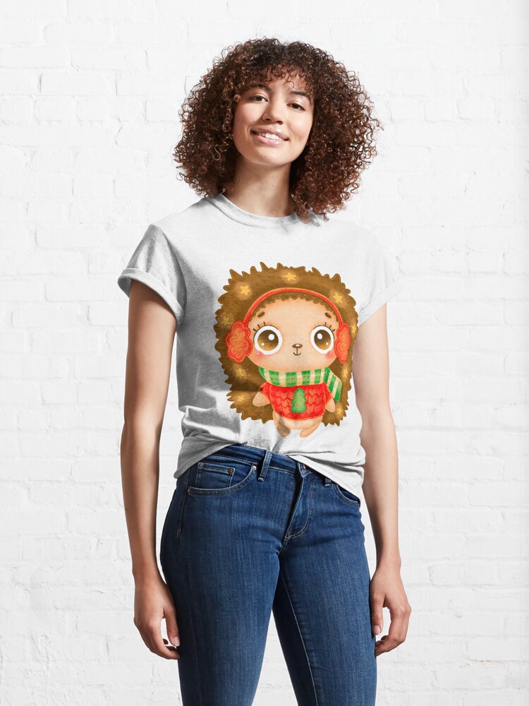 Discover Christmas Hedgehog Classic T-Shirt