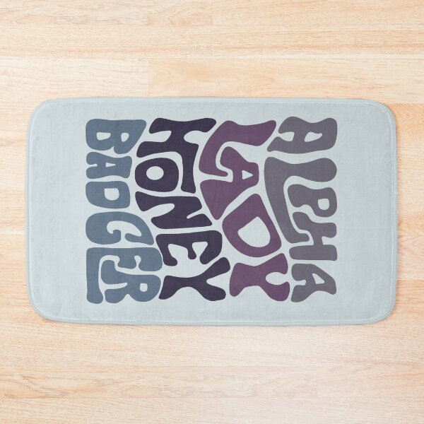 Item preview, Alpha Lady Honey Badger Word Art designed and sold by Unhinged Heather.