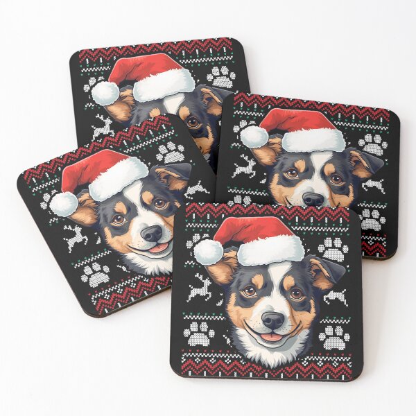 Item preview, Texas Heeler Ugly Sweater Christmas designed and sold by rafaeltto.