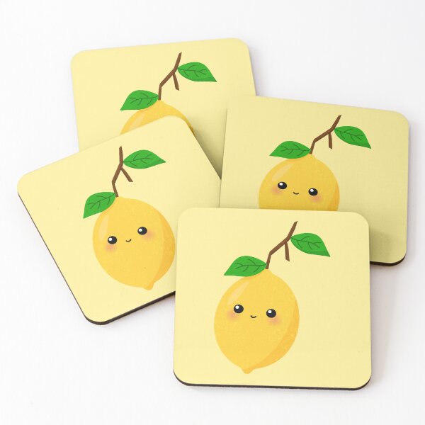 Item preview, Cute Lemon Cartoon Face illustration designed and sold by page-of-wands.