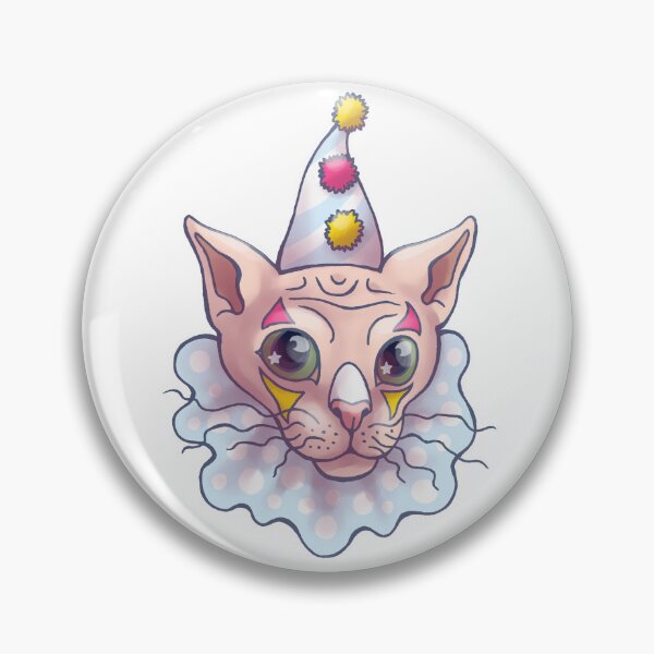 Item preview, Clown Sphynx Cat designed and sold by TheMightyPython.