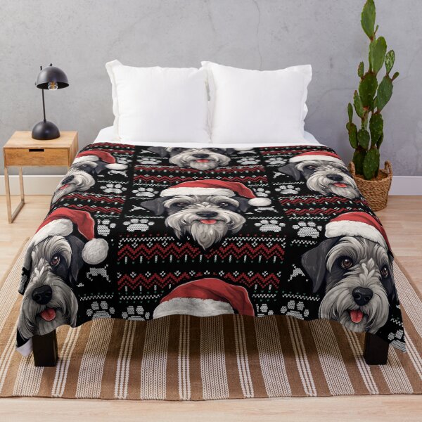 Artikelvorschau, Standard Schnauzer Ugly Sweater Christmas entworfen und verkauft von rafaeltto.
