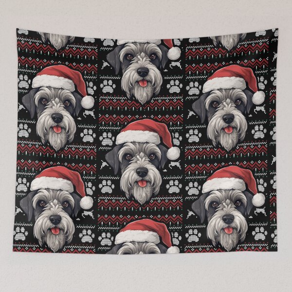 Item preview, Standard Schnauzer Ugly Sweater Christmas designed and sold by rafaeltto.