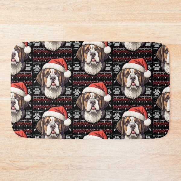 Item preview, St. Bernard Ugly Sweater Christmas designed and sold by rafaeltto.