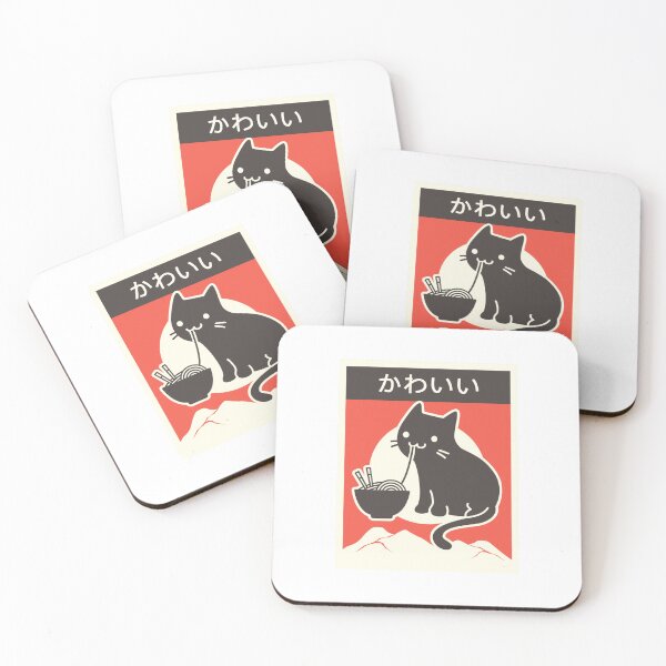 Item preview, Kawaii Vintage Style Japenese Ramen Cat Essential  designed and sold by SandraFay1.