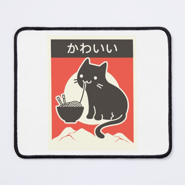 Item preview, Kawaii Vintage Style Japenese Ramen Cat Essential  designed and sold by SandraFay1.