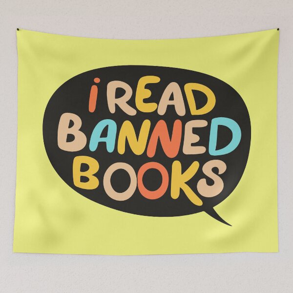 Item preview, I Read Banned Books designed and sold by Timegraf.