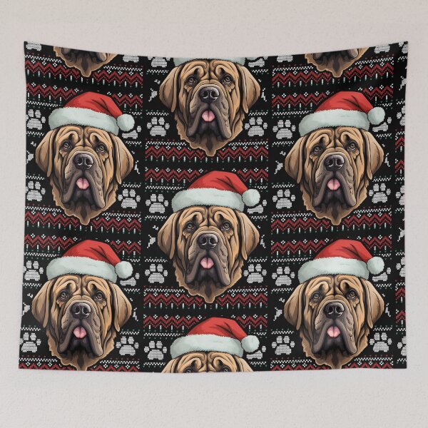 Artikelvorschau, Spanish Mastiff Ugly Sweater Christmas entworfen und verkauft von rafaeltto.