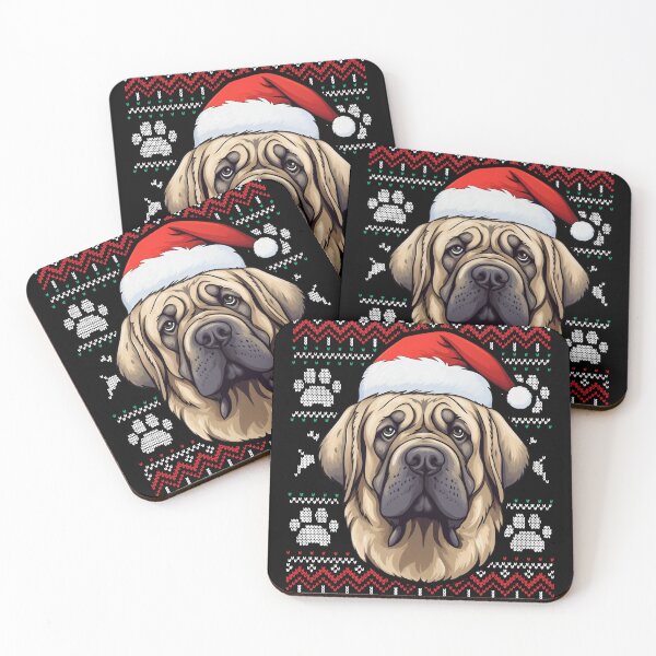 Item preview, Spanish Mastiff Ugly Sweater Christmas designed and sold by rafaeltto.