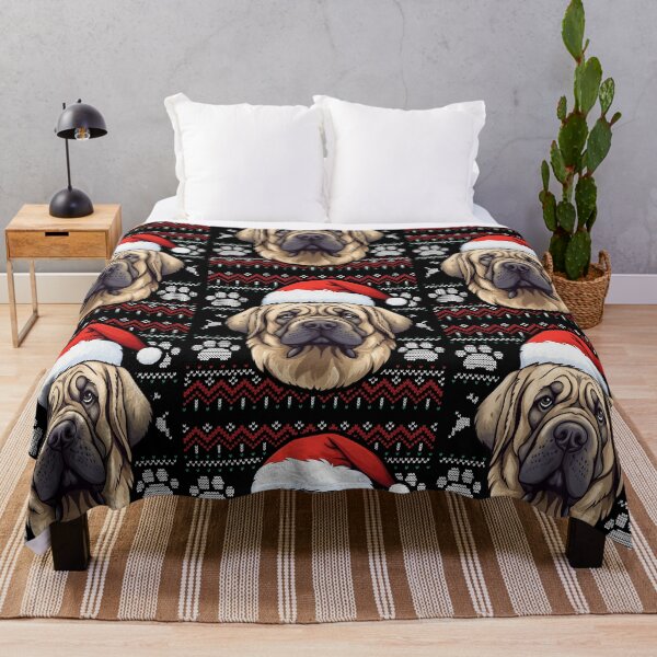 Item preview, Spanish Mastiff Ugly Sweater Christmas designed and sold by rafaeltto.