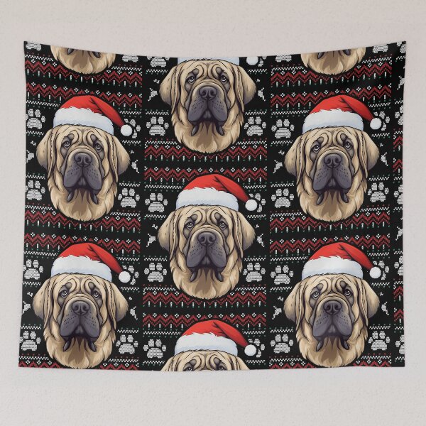 Artikelvorschau, Spanish Mastiff Ugly Sweater Christmas entworfen und verkauft von rafaeltto.