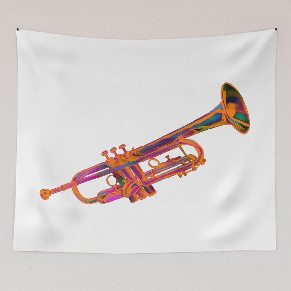 Item preview, Funky Orange Trumpet designed and sold by AintJames.