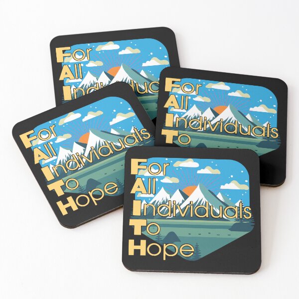 Item preview, Faith Art: 'For All Individuals To Hope' Vertical Typography Design designed and sold by pelagio.