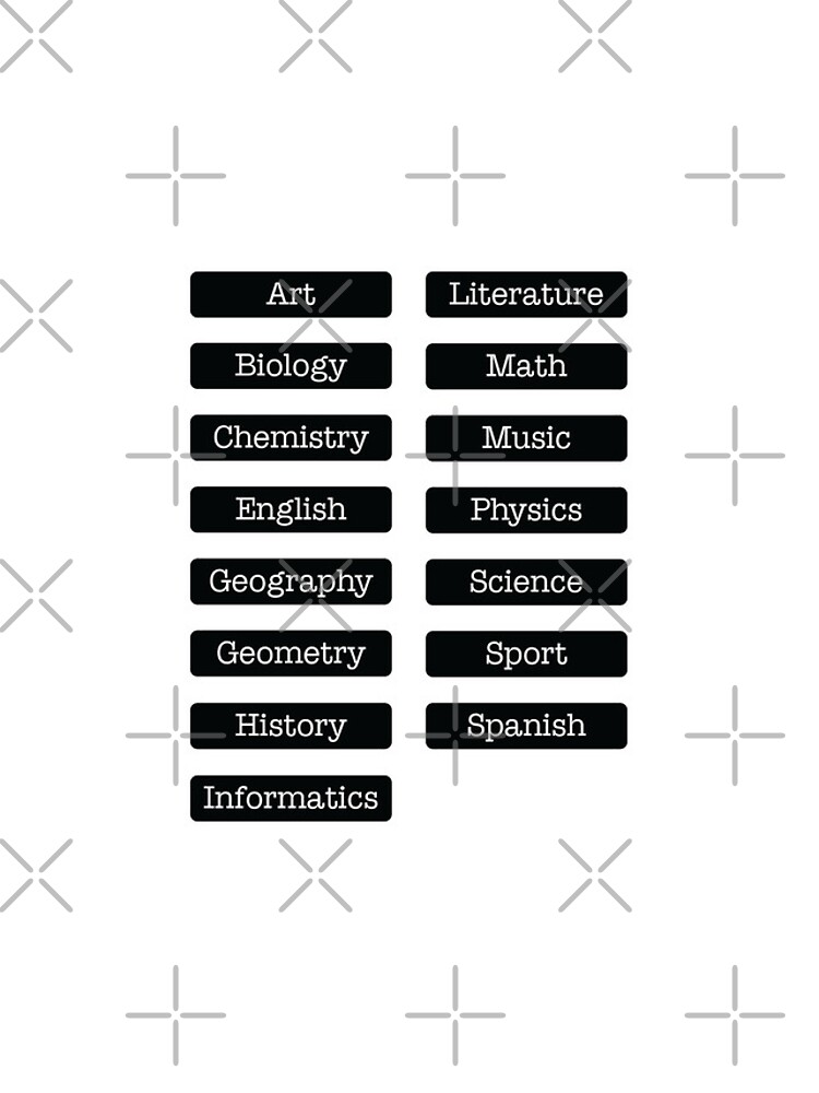 Thumbnail 4 of 4, iPhone Case, Subject Labels designed and sold by ScienceCorner.