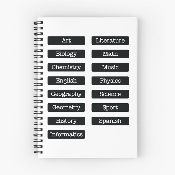 Item preview, Subject Labels designed and sold by ScienceCorner.