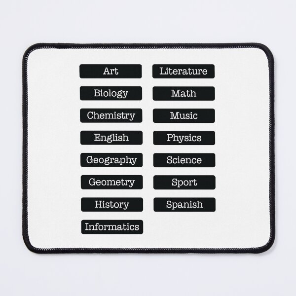 Item preview, Subject Labels designed and sold by ScienceCorner.