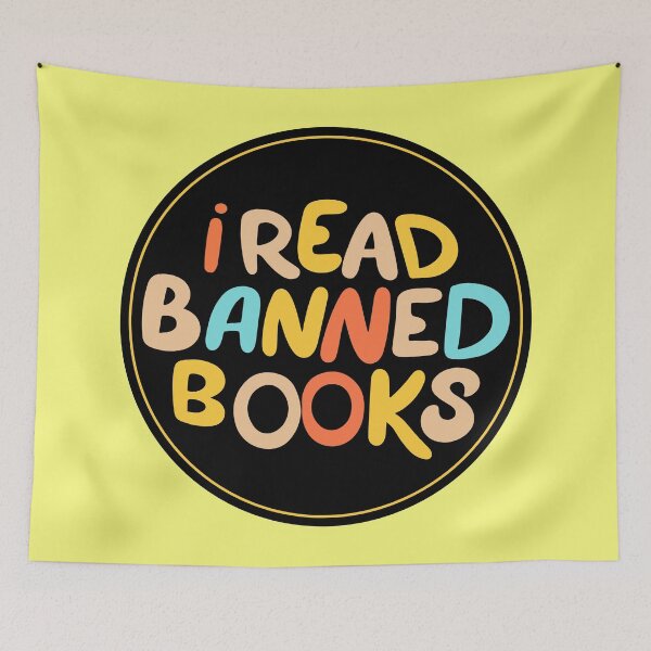 Item preview, I Read Banned Books designed and sold by Timegraf.