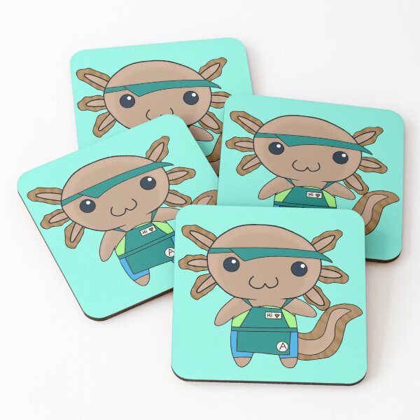 Item preview, Axolotl Boba Worker designed and sold by Cutsiecottage.