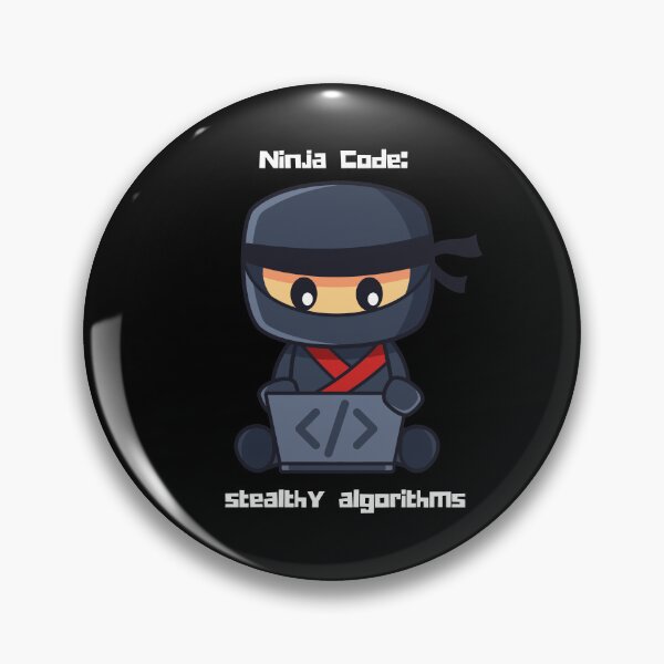 Item preview, Ninja Code: Stealthy Algorithm (dark) / RoYuMi designed and sold by royumi.