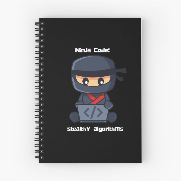 Item preview, Ninja Code: Stealthy Algorithm (dark) / RoYuMi designed and sold by royumi.