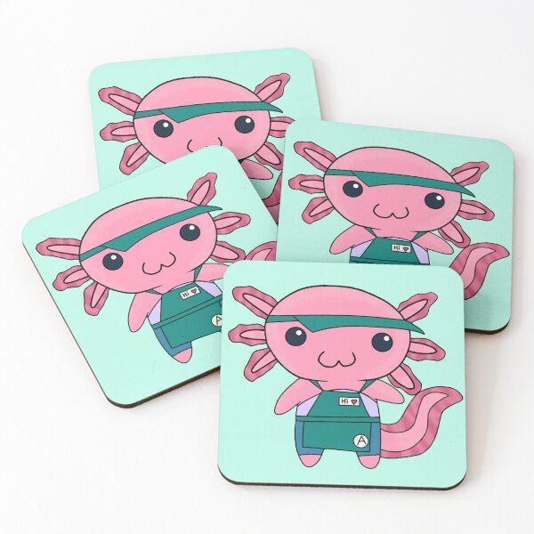 Item preview, Axolotl Boba Worker designed and sold by Cutsiecottage.