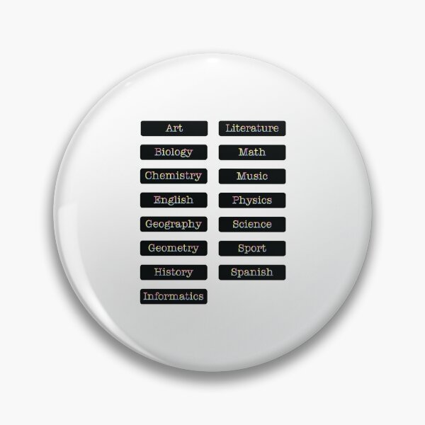 Item preview, Subject Labels designed and sold by ScienceCorner.