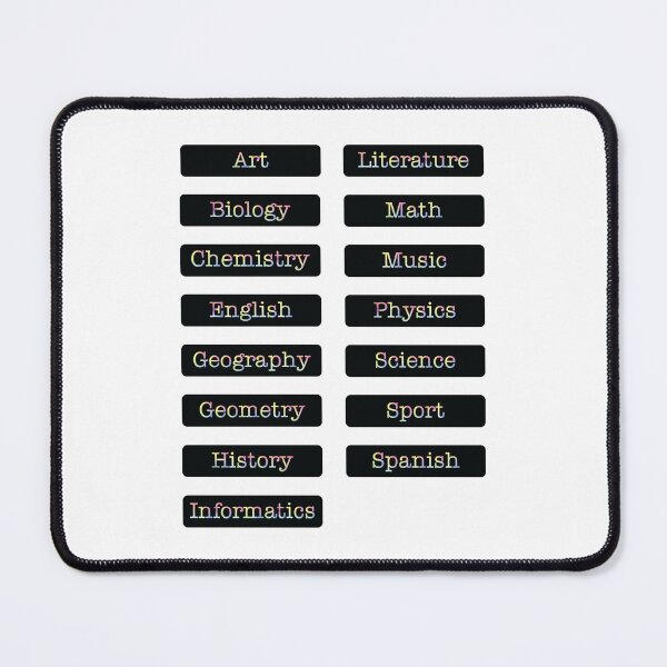 Item preview, Subject Labels designed and sold by ScienceCorner.