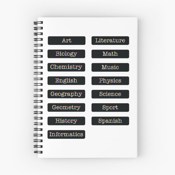 Item preview, Subject Labels designed and sold by ScienceCorner.