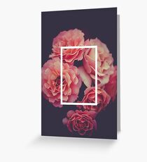 The 1975 Floral Rectangle Greeting Card