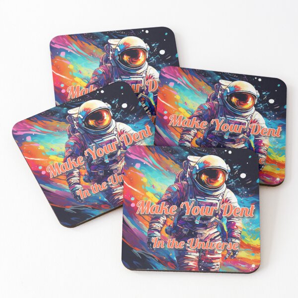 Item preview, Astronaut Make Your Dent in the Universe Modern Art designed and sold by abundancevibes.