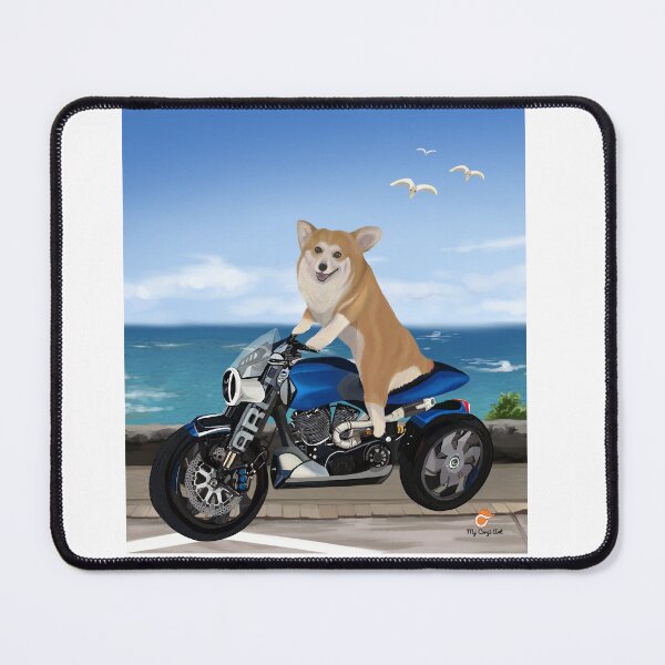 Item preview, My Corgi Got the MotorCycle designed and sold by MyCorgiArt.