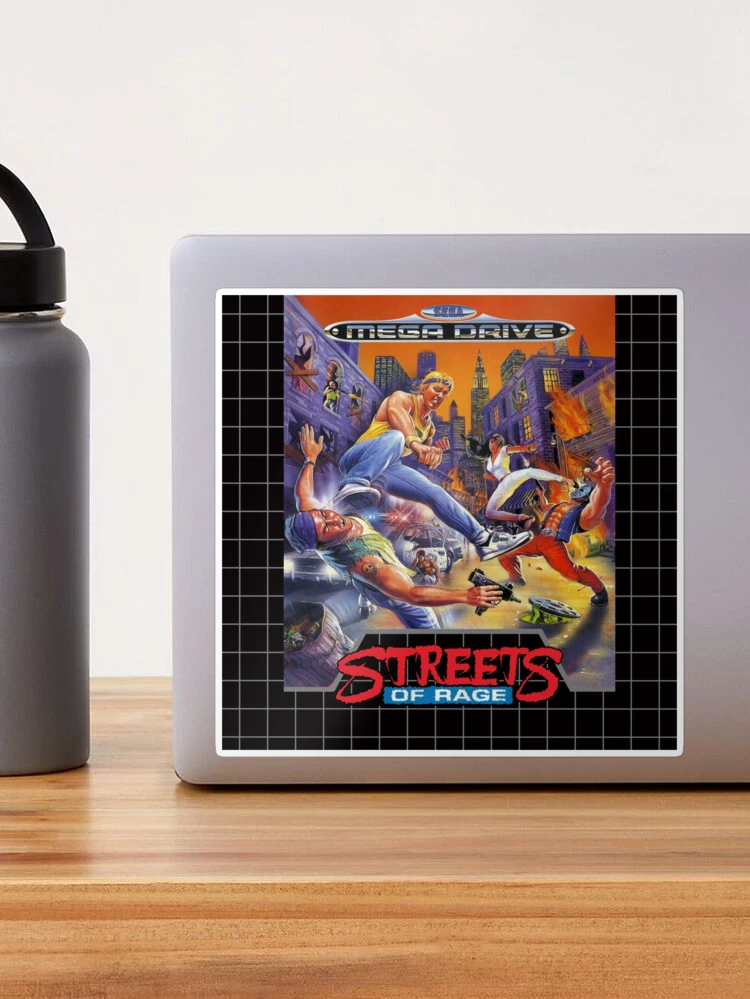 Outlet Giant vinyl sticker Streets of rage genesis cover