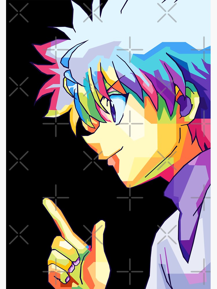 Hunter x Hunter Killua with Big Eyes Sticker - Cool Anime Sticker