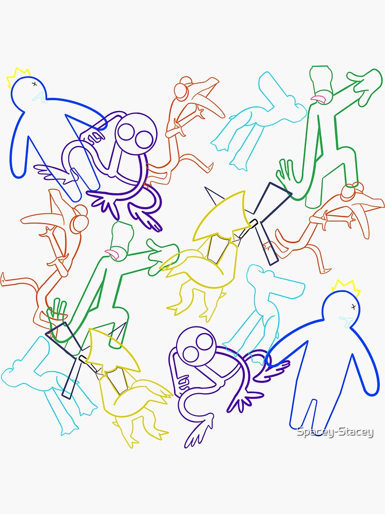 Rainbow Friends - Yellow Ver.1 Sticker for Sale by WiltedFoxglove