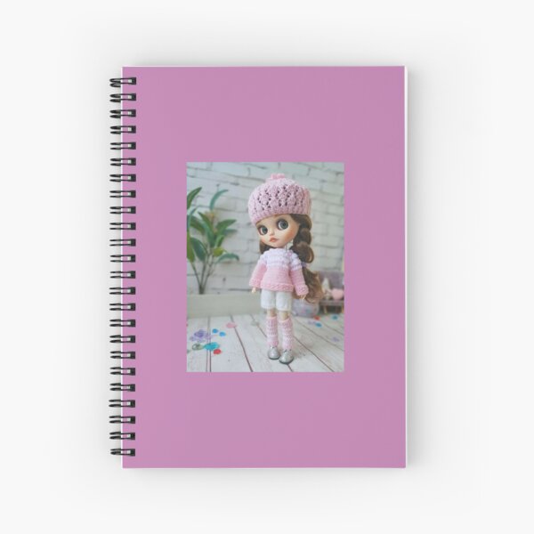 Miniature Spiral Notebook & Pencil for Blythe & Pullip Dolls