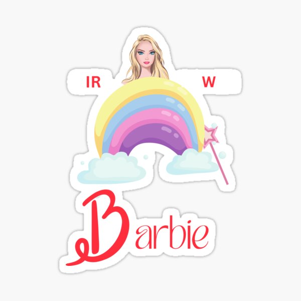 Barbie discount girl stickers