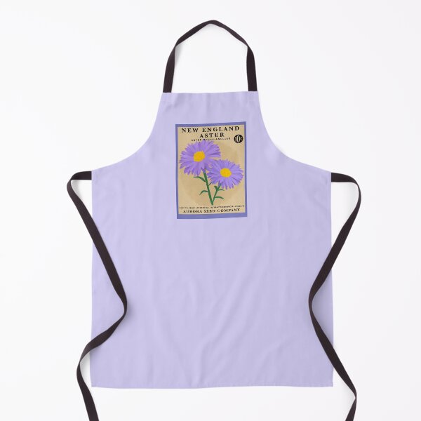 Item preview, New England Aster Vintage Seed Packet designed and sold by BluebellPainter.